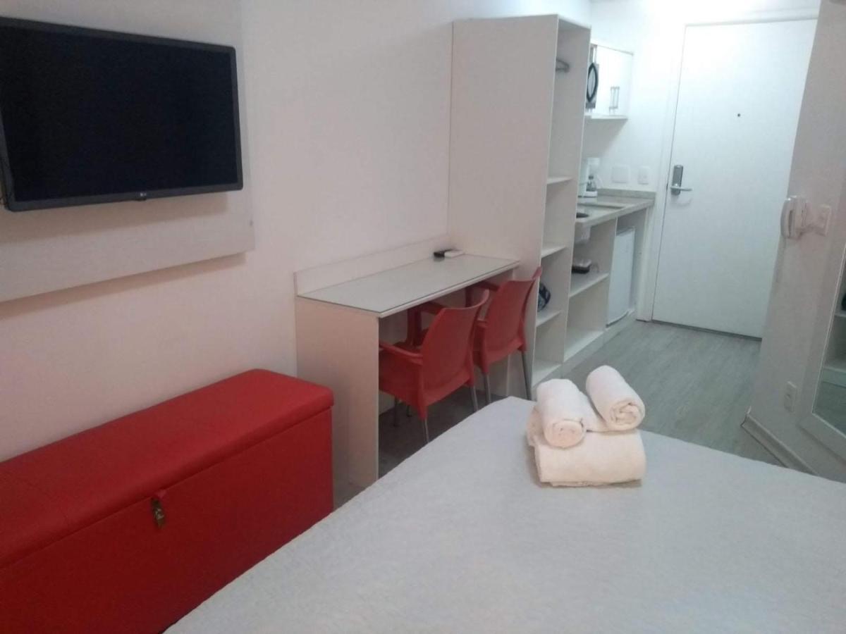 Studio Aconchego, Proximo A Rua Da Consolacao, Aos Metros Republica E Anhangabau, Com Ar Condicionado, Piscina, Academia, Wifi E Varanda サンパウロ エクステリア 写真